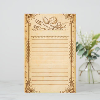 Menü "Rezepte" der Rezepte, leere Liste