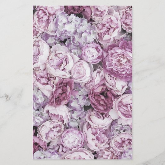 Menü "Rosa Peony Monogram Salon Service" (Hinten)