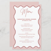 Menü "Rosa und Weiße Grenze" (Vorne/Hinten)