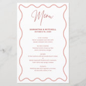 Menü "Rosa und Weiße Grenze" (Vorderseite)