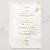 Menü "Rose und botanische Blätter" (Vorderseite)