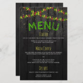 Menü Rustikale karibische Hot Paprikaschoten Strin (Vorne/Hinten)