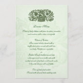 Menü "Sage Classic Blume" Menükarte (Vorderseite)