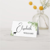 Menü "Sage Green Blätter Beef" Hochzeitskarten (Vorderseite)