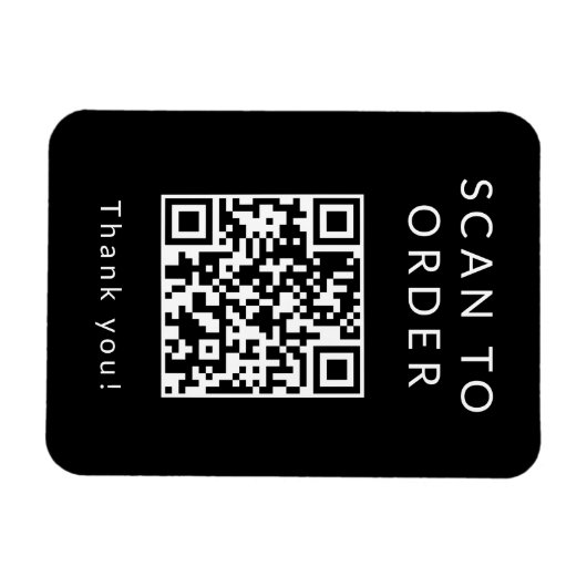 Menü "Scan QR Code" Magnet (Horizontal)