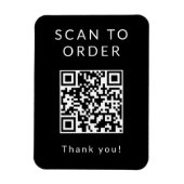 Menü "Scan QR Code" Magnet (Vertikal)