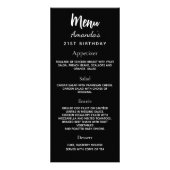 Menü Schwarz-weiß (Vorne)