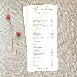 Menü "Service" für einfache Skriptauflistungen