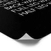 Menü "Service Price" des benutzerdefinierten gedru Poster (Ecke)