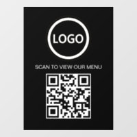 Menü "Sign" für die schwarze Liste mit QR-Code