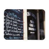 Menü Signature Outa Café in Bordeaux, Frankreich Magnet (Horizontal)