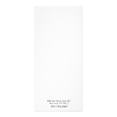 Menü "Simple White Calligraphy Salon Service" (Hinten)