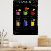 Menü "Smoothies" Poster (Küche)