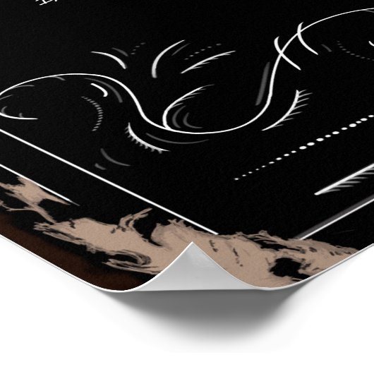 Menü "Smoothies" Poster (Ecke)