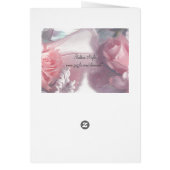 Menü "Soft Pink Roses Wedding" (Hinten)