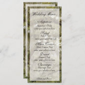 Menü "Southern Charm" Menükarte (Vorne/Hinten)