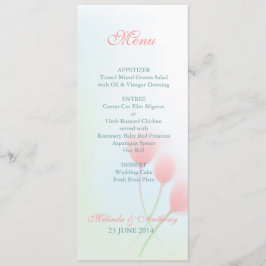 Menü "Spring Beauty" Menükarte