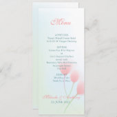 Menü "Spring Beauty" Menükarte (Vorne/Hinten)