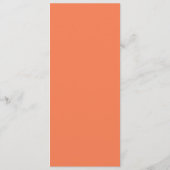 Menü "Starfish Dinner" Menükarte (Rückseite)