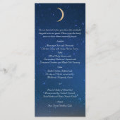 Menü "Starry Night Wedding" Menükarte (Vorderseite)