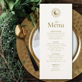 Menü "Sun and Moon Timeless Wedding Menu" Menükarte