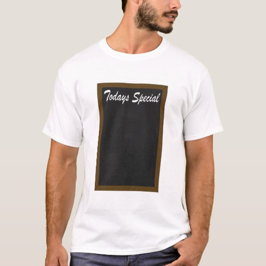 Menü-Tafel T-Shirt (Vorderseite)