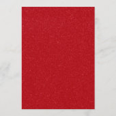 Menü "Tomato Red Splash Flat Menu" - Anpassbar Menükarte (Rückseite)