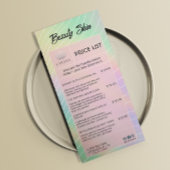 Menü "Trendy Hologram"