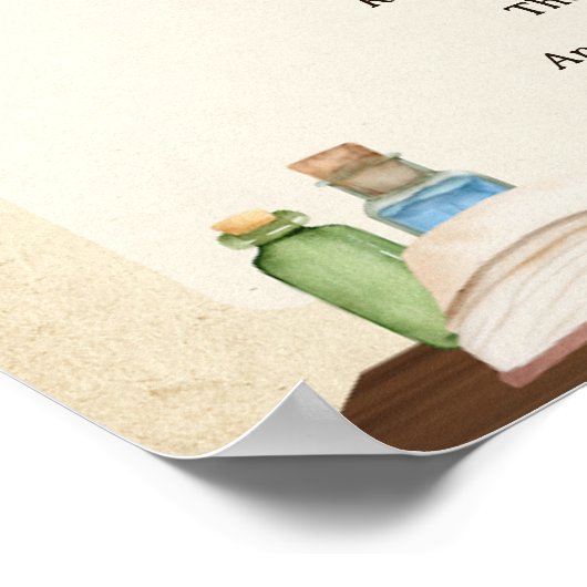 Menü "Trinken" des Wizard-Party Bar Poster (Ecke)