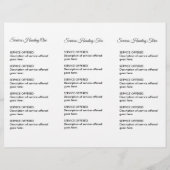 Menü- und Preisanleitung Flyer (Hinten)