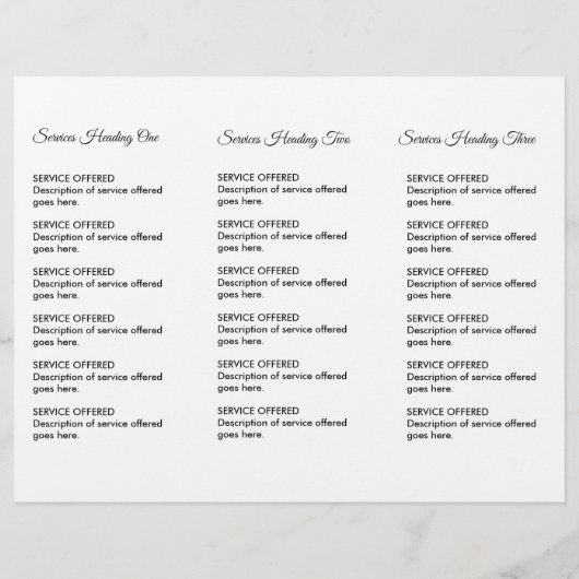 Menü- und Preisanleitung Flyer (Hinten)