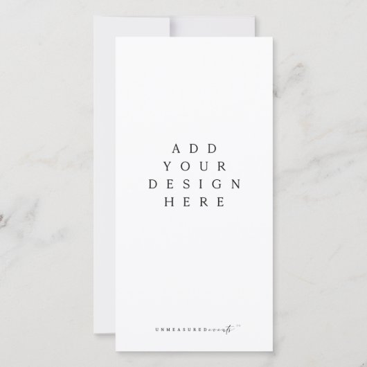 Menü und Programmausdruck Dankeskarte (Rückseite)