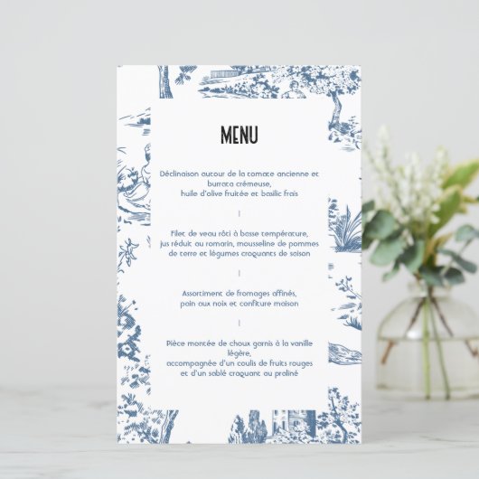 Menu Victoria (Stehend Vorderseite)