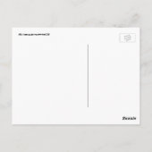 Menü "Vintag Erntedank" Postkarte (Rückseite)