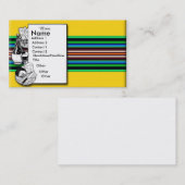 Menü-Visitenkarte Visitenkarte (Vorne/Hinten)