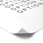 Menü "Wasserfarbkamera Fotograf Preis" Poster (Ecke)