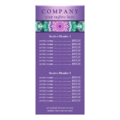 Menü "Water Lily mandala" (Vorne)