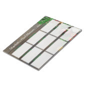 Menü "Weekly Planner Editor" Notizblock (angewinkelt)