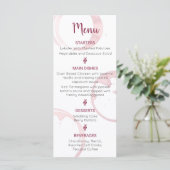 Menü "Wine Stains Wedding" Menükarte (Stehend Vorderseite)