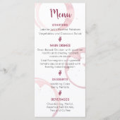Menü "Wine Stains Wedding" Menükarte (Vorderseite)
