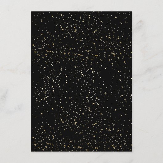 Menü zum Abendessen mit Minimalistischen Skripten Menükarte (Rückseite)