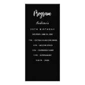 Menü zum Party Schwarz-weiß (Vorne)