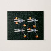 Menüabdeckung an Bord vom QE2 (Farbelitho) Puzzle (Horizontal)