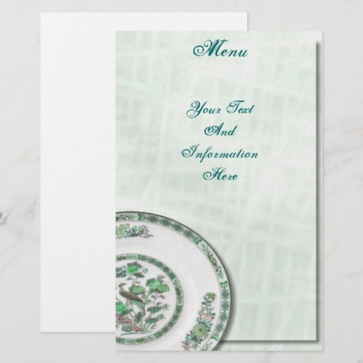 Menübeschaffung Briefpapier (Vorne/Hinten)