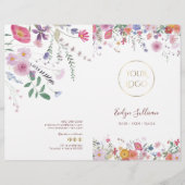 Menübroschüre "Frische Wildblumen" (Vorderseite)