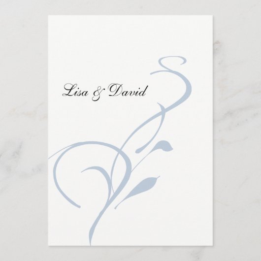 Menükarte (Rückseite)