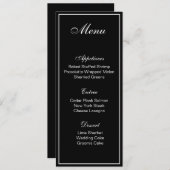 Menükarte (Vorne/Hinten)