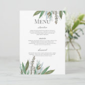 Menükarte Einladung (Stehend Vorderseite)