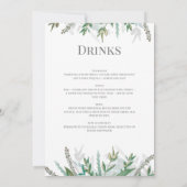 Menükarte Einladung (Rückseite)