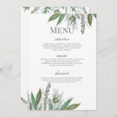 Menükarte Einladung (Vorne/Hinten)